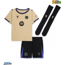 Barcelona Frenkie de Jong #21 Bortedraktsett Barn 2025-26 Kortermet (+ Korte bukser)